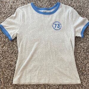 Levi's Gray and Blue Short Sleeve Tee